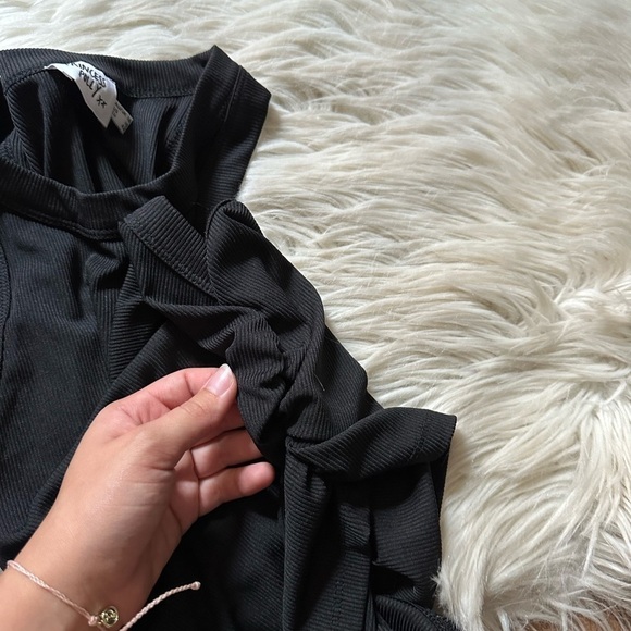 PRINCESS POLLY Mason Tank Top Black - Picture 7 of 7